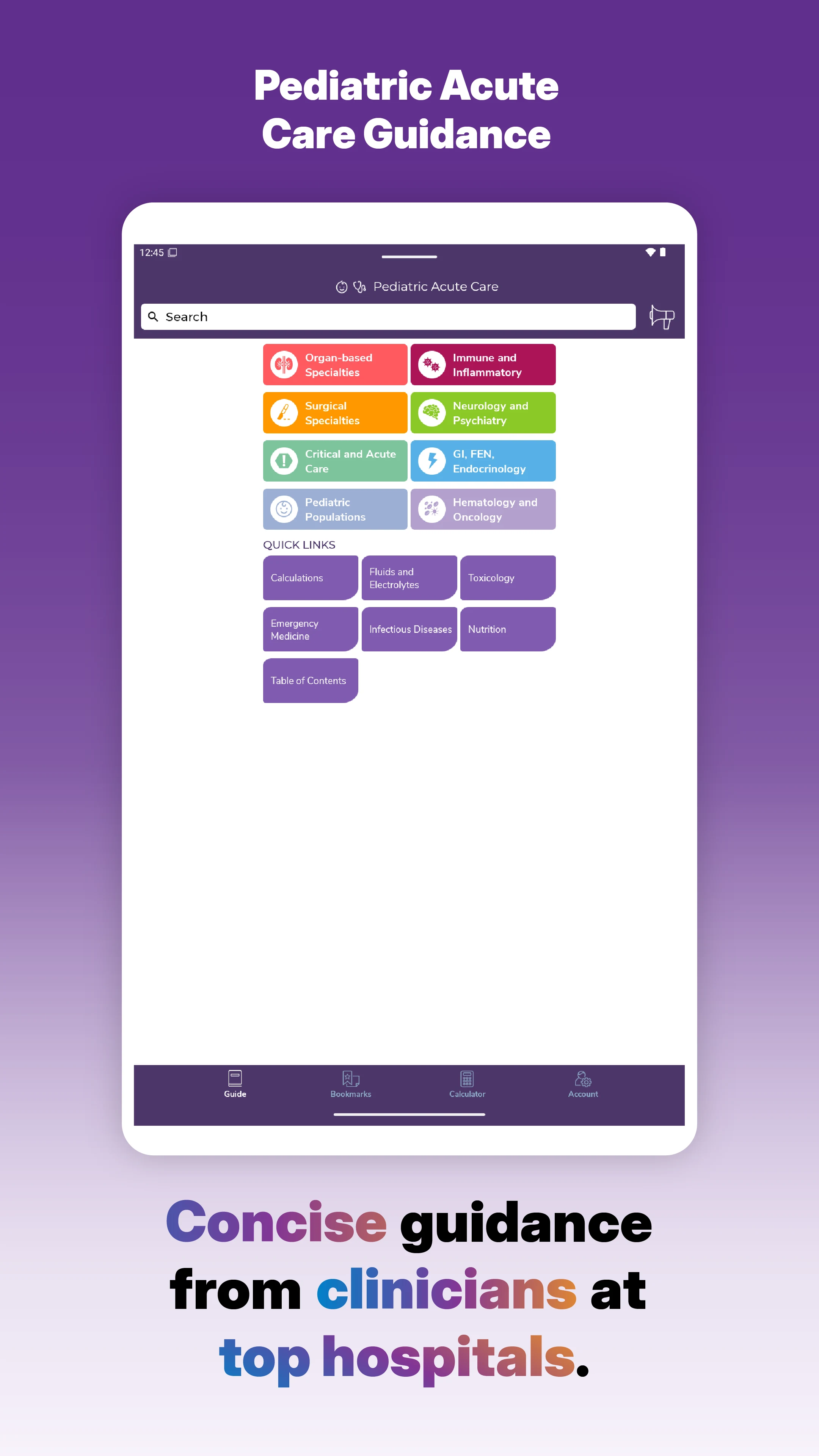 Sanford Guide Pediatric screenshot